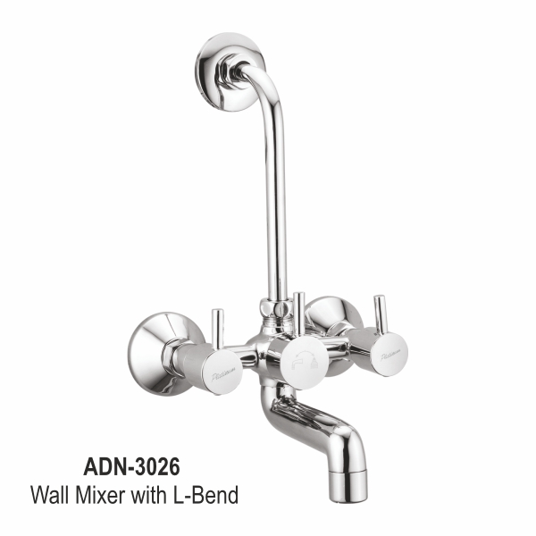 3 in 1 Wall Mixer with L-Bend