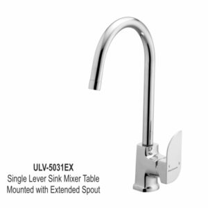 Single Lever Sink Mixer Table Mounted with Extended Spout