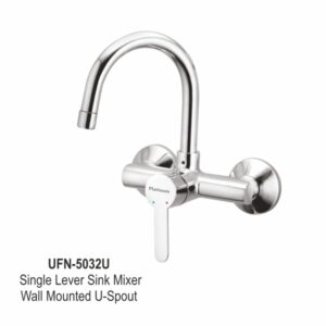 Single Lever Sink Mixer Wall Mounted U-Spout