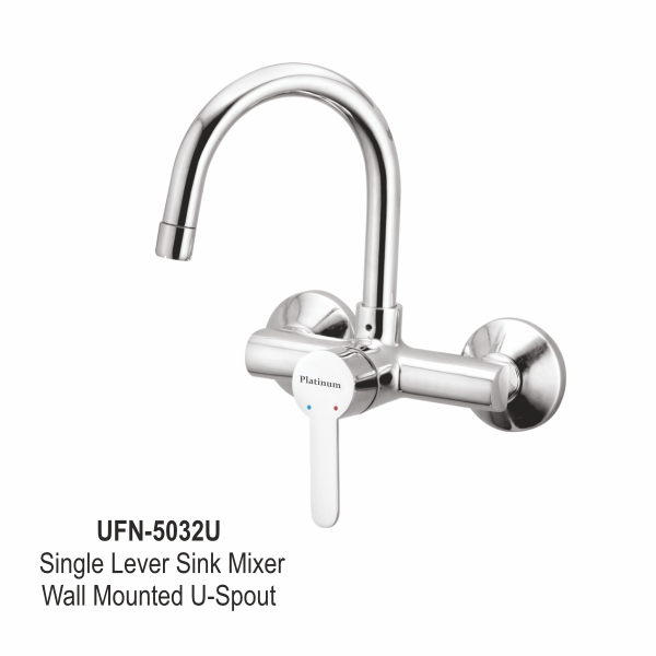 Single Lever Sink Mixer Wall Mounted U-Spout