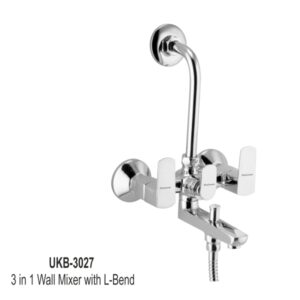 3 in 1 Wall Mixer with L-Bend