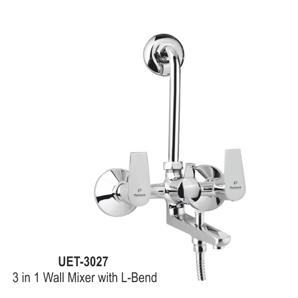 3 in 1 Wall Mixer with L-Bend