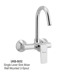 Single Lever Sink Mixer Wall Mounted U-Spout