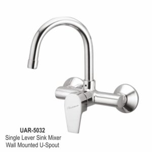 Single Lever Sink Mixer Wall Mounted U-Spout