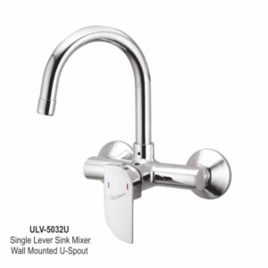 Single Lever Sink Mixer Wall Mounted U-Spout