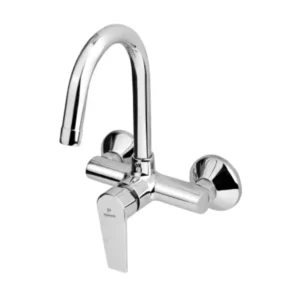 Single Lever Sink Mixer Wall Mounted with Extended Spout